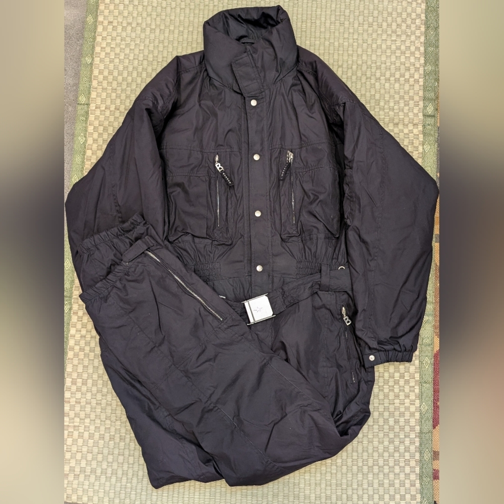 Vintage Bogner Ski Snowboard Suit Black Men's Size 40